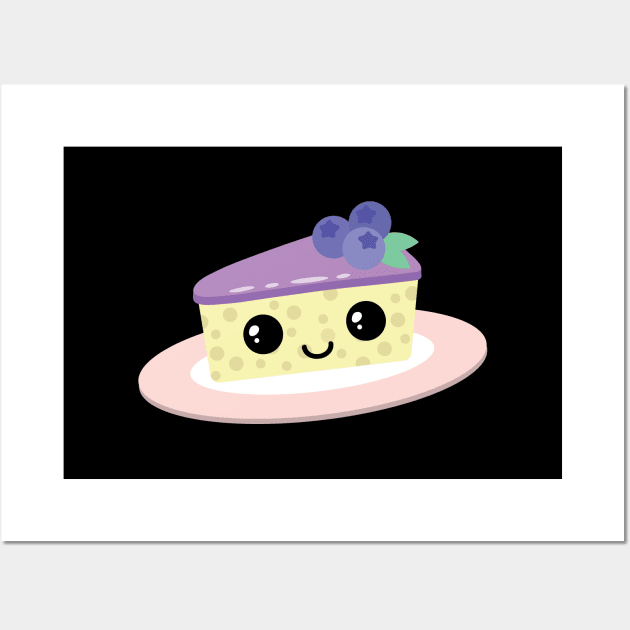 Blueberry cheesecake Wall Art by Laura_Nagel